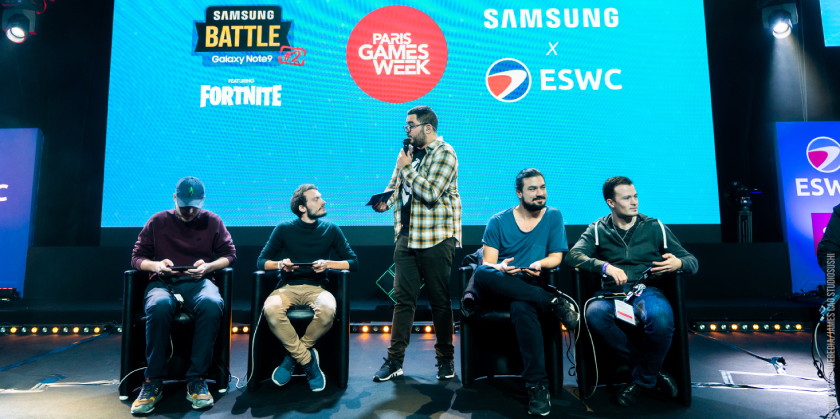 eswc pgw 2018 samsung fortnite mobile tournament - fortnite mobile esports