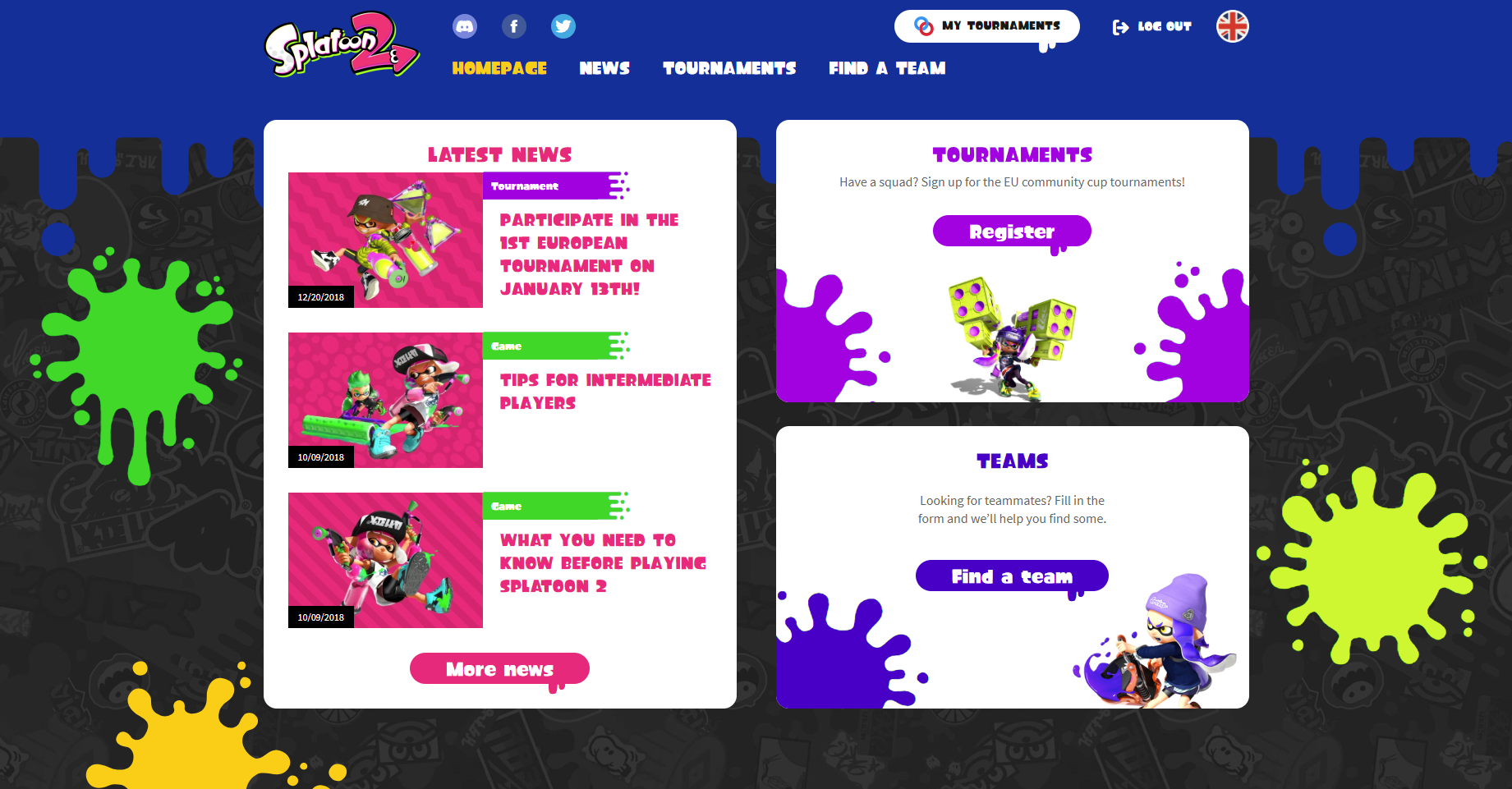 Splatoon 2 website new arrivals