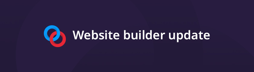 New builder options to create your tournament site even faster