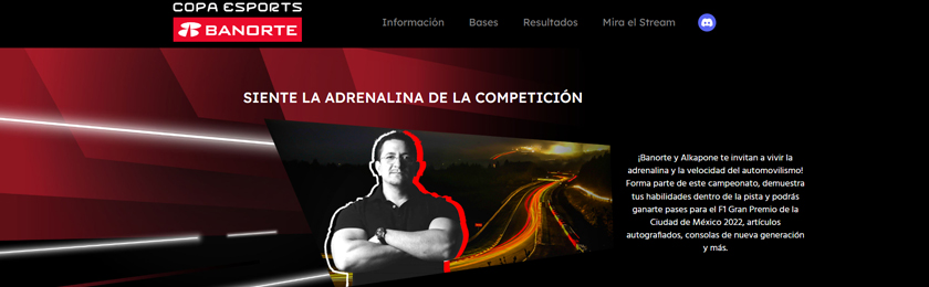 Case study: F1 tournament Copa Banorte Cup by Arena Esports
